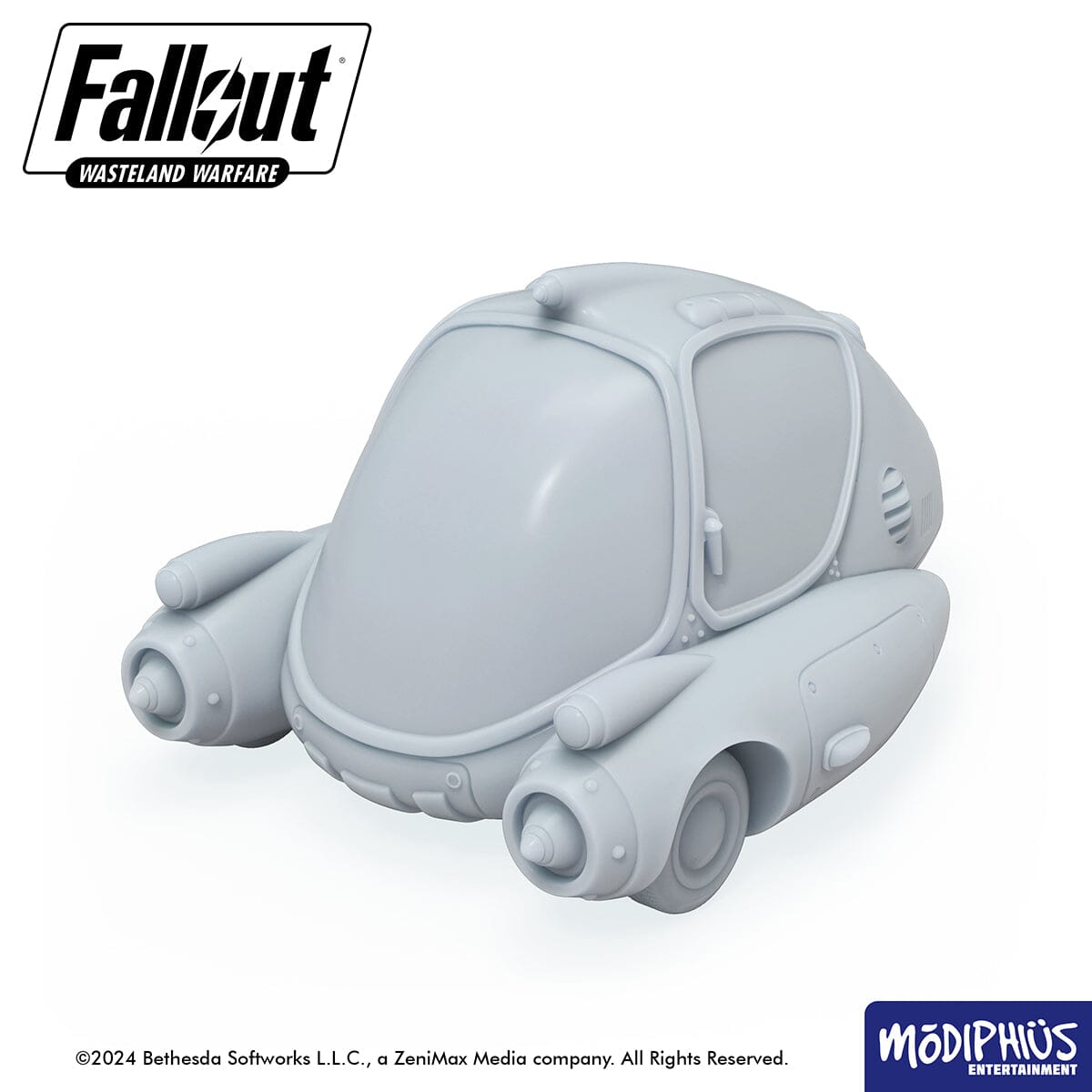 Fallout Wasteland Warfare Terrain veicoli commerciali file STL