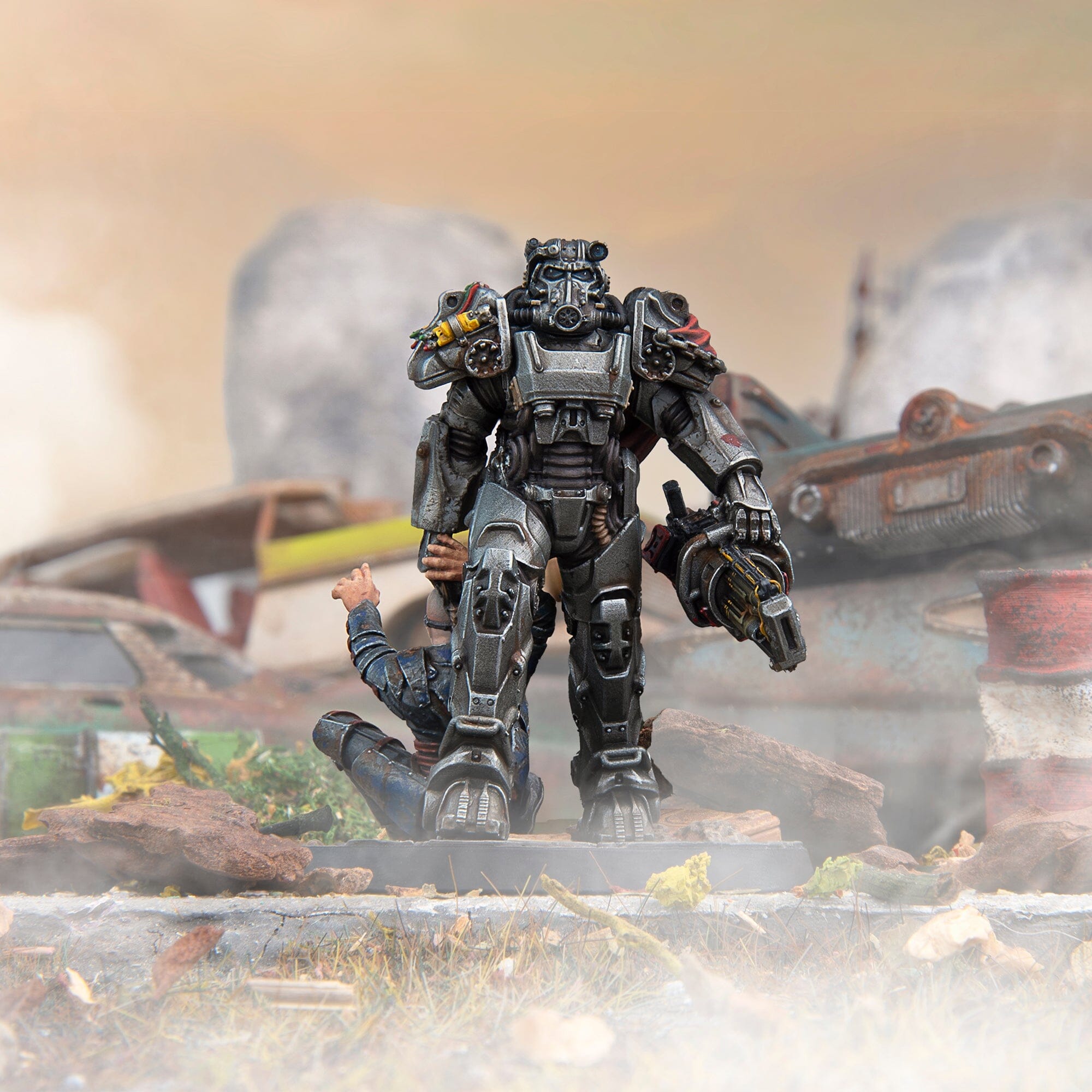 Fallout Miniatures Rogue Knight miniatura resina 32mm