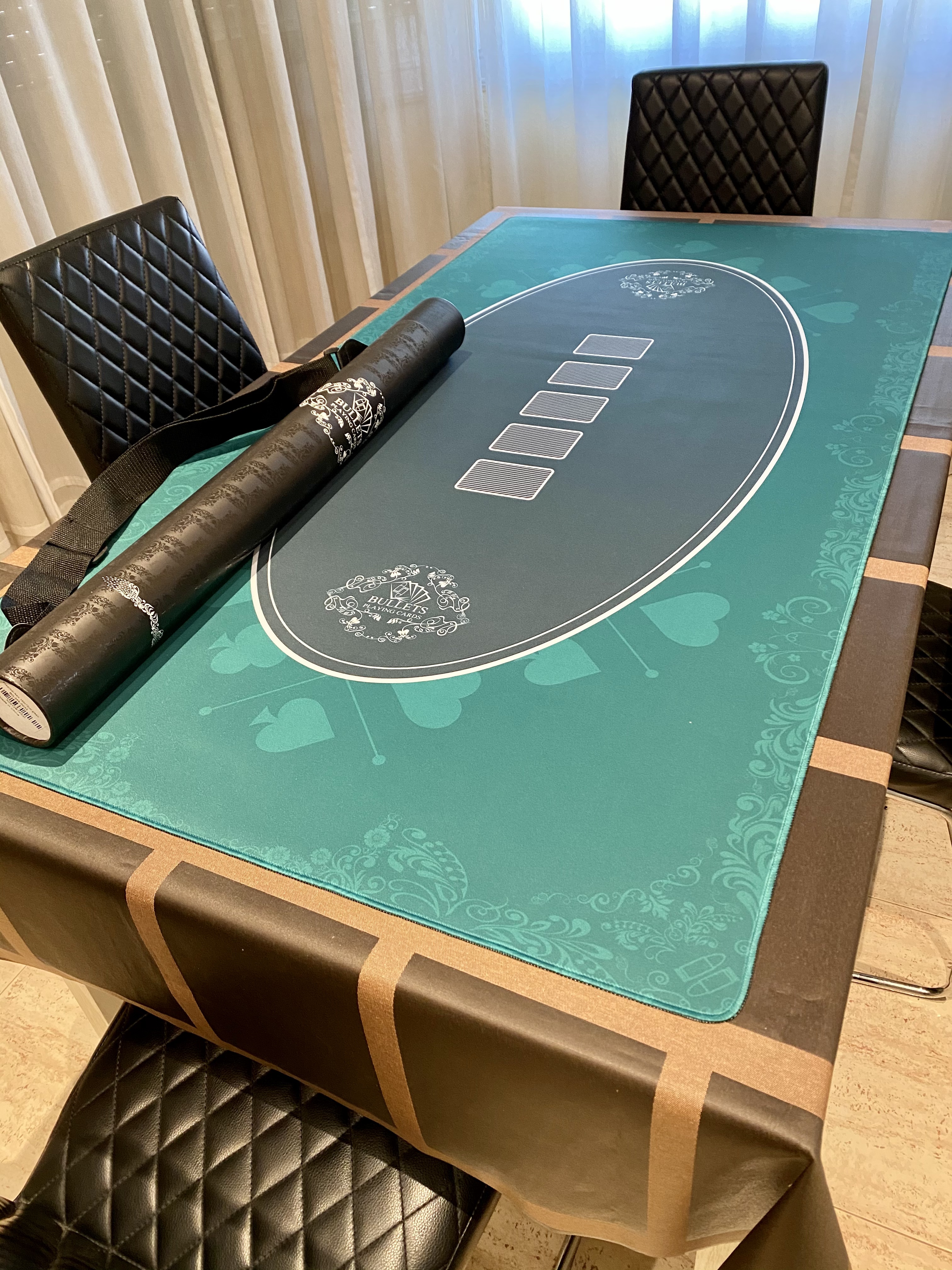 Bullets Tappetino poker 140x75 cm copritavolo Floral