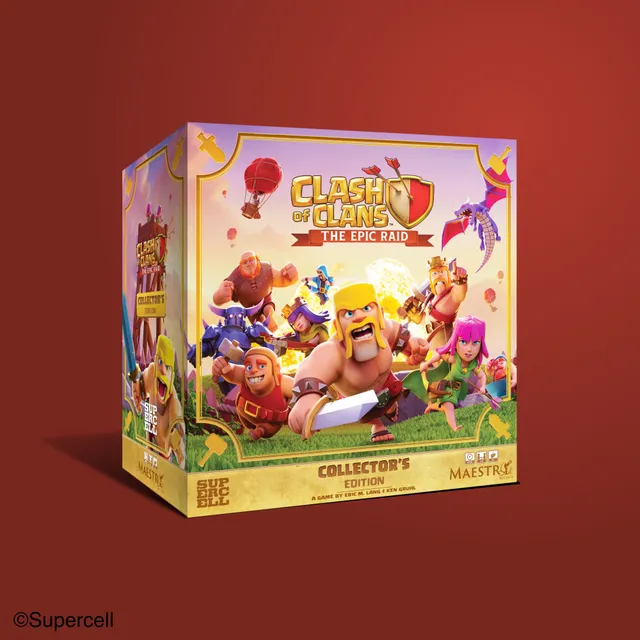 Maestro Media Clash of Clans Epic Raid Collector's Gioco Tavolo