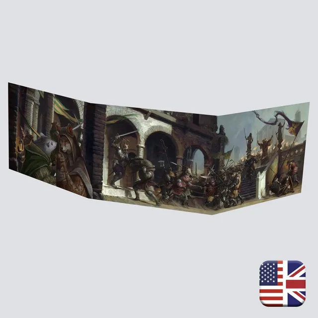 Historia GM Screen schermo master gioco ruolo 3 pannelli