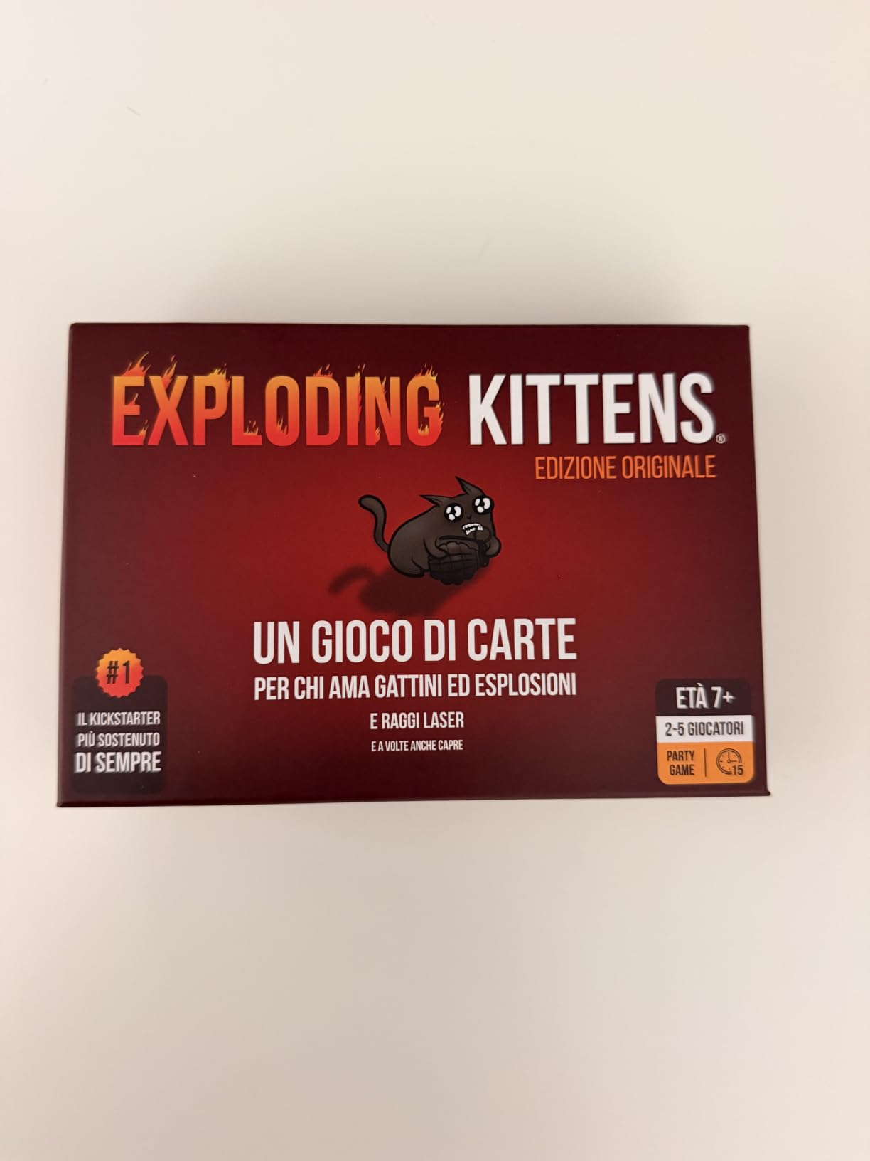Asmodee Exploding Kittens gioco di carte base 2-5 giocatori