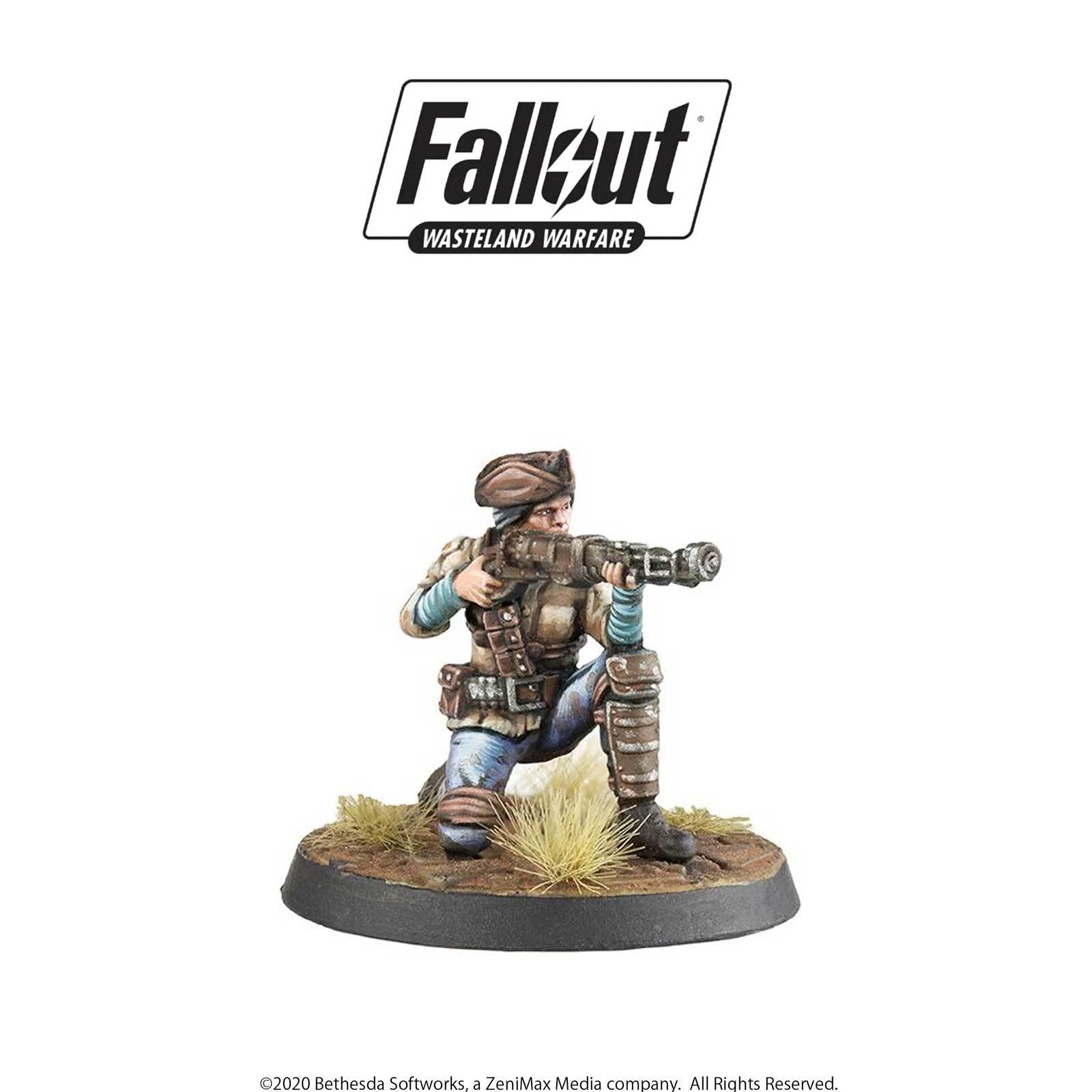Modiphius Fallout Minutemen Posse miniature 32mm 4pz Survivors