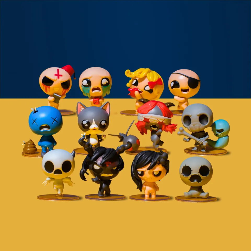 The Binding of Isaac figure bundle 12 miniature da collezione