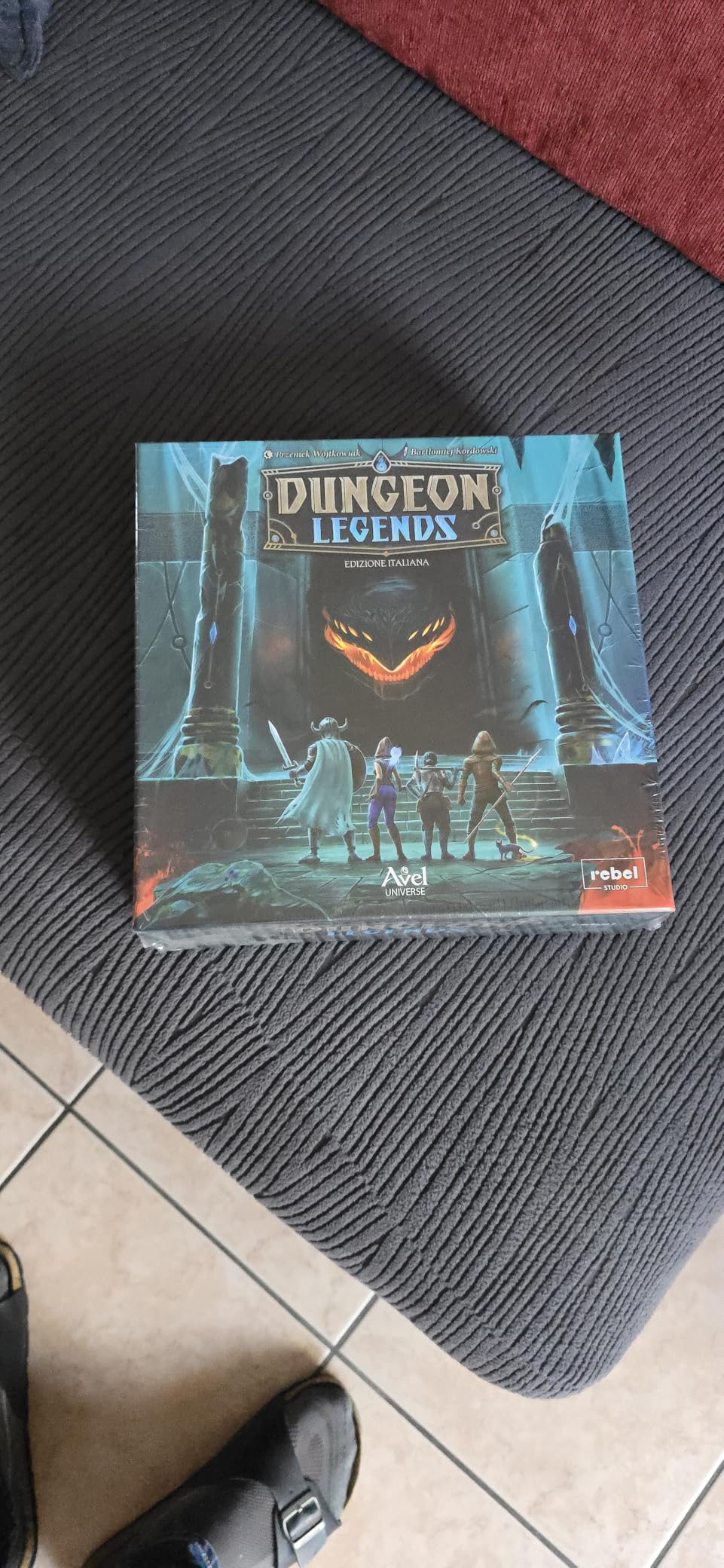 Asmodee Dungeon Legends gioco tavolo cooperativo 1-4 fantasy