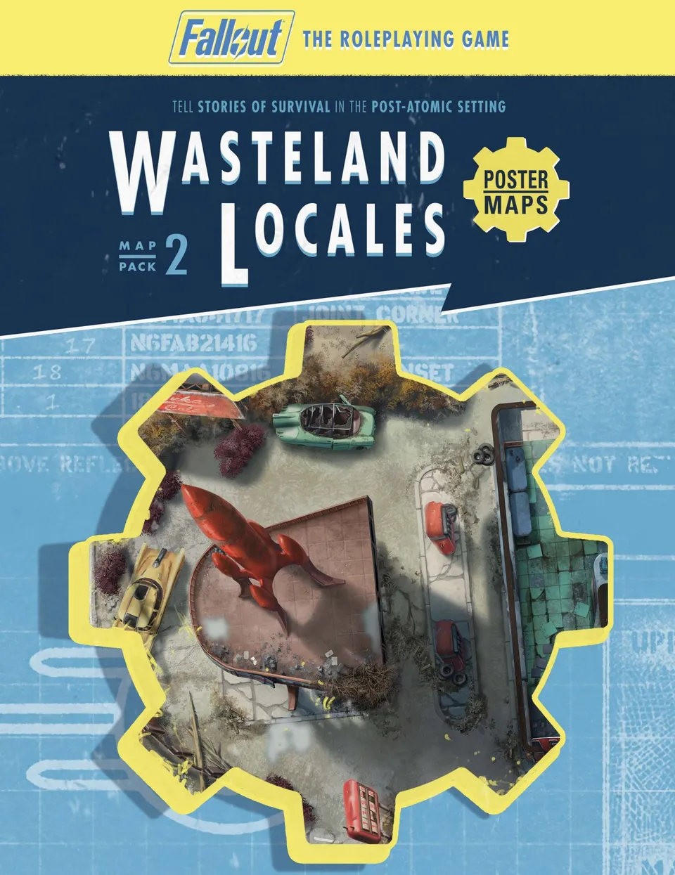 Fallout Gioco di Ruolo Map Pack 2 Wasteland Locales PDF mappe