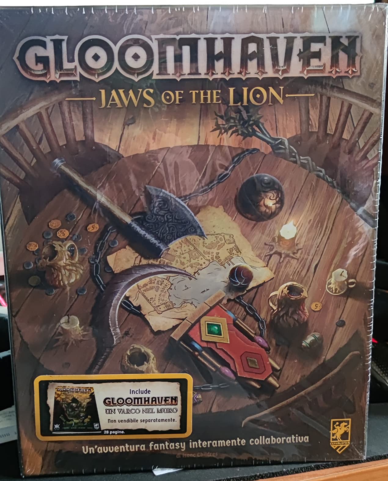 Asmodee Jaws of the Lion gioco collaborativo campagna fantasy