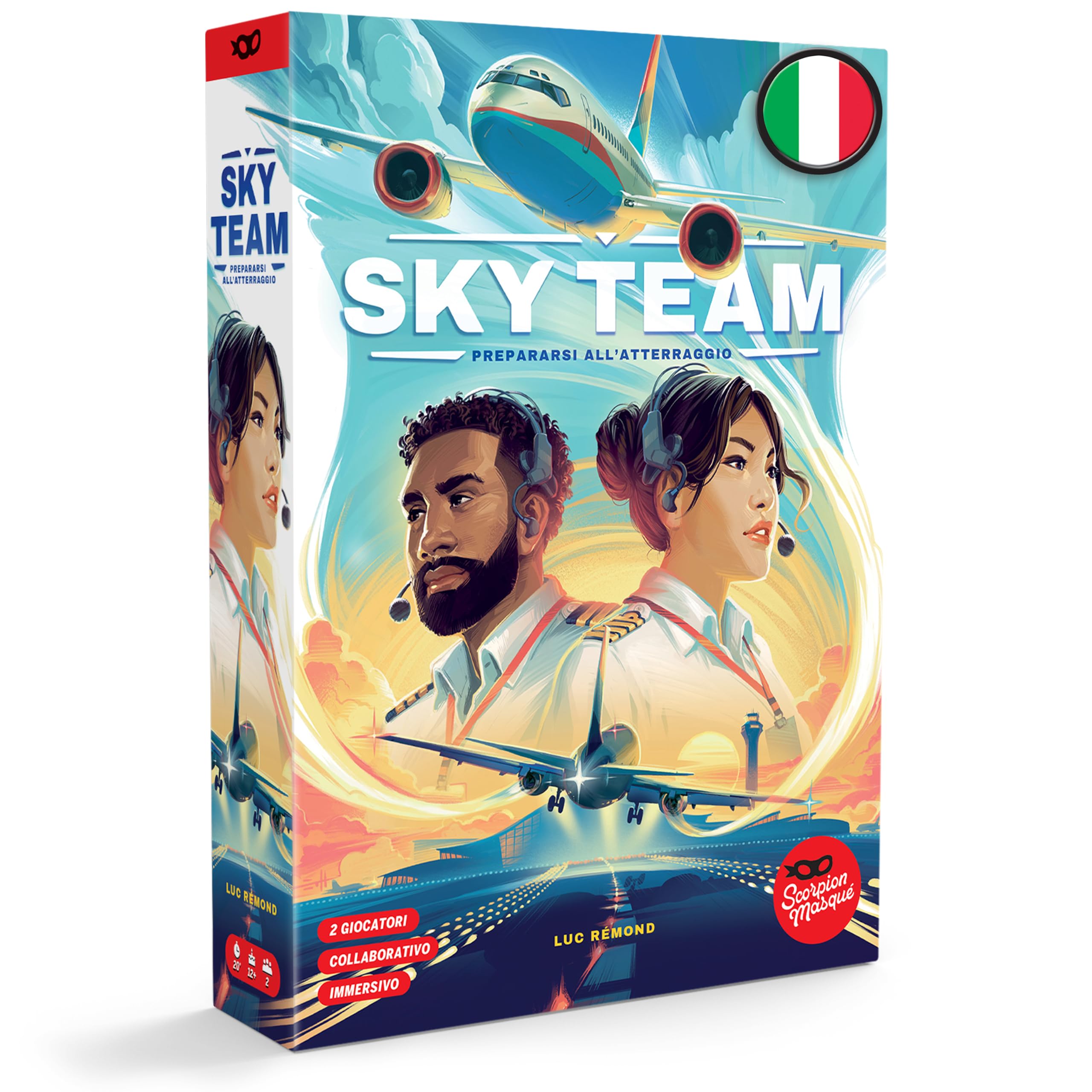 Asmodee Sky Team Gioco da Tavolo Collaborativo 2 Giocatori