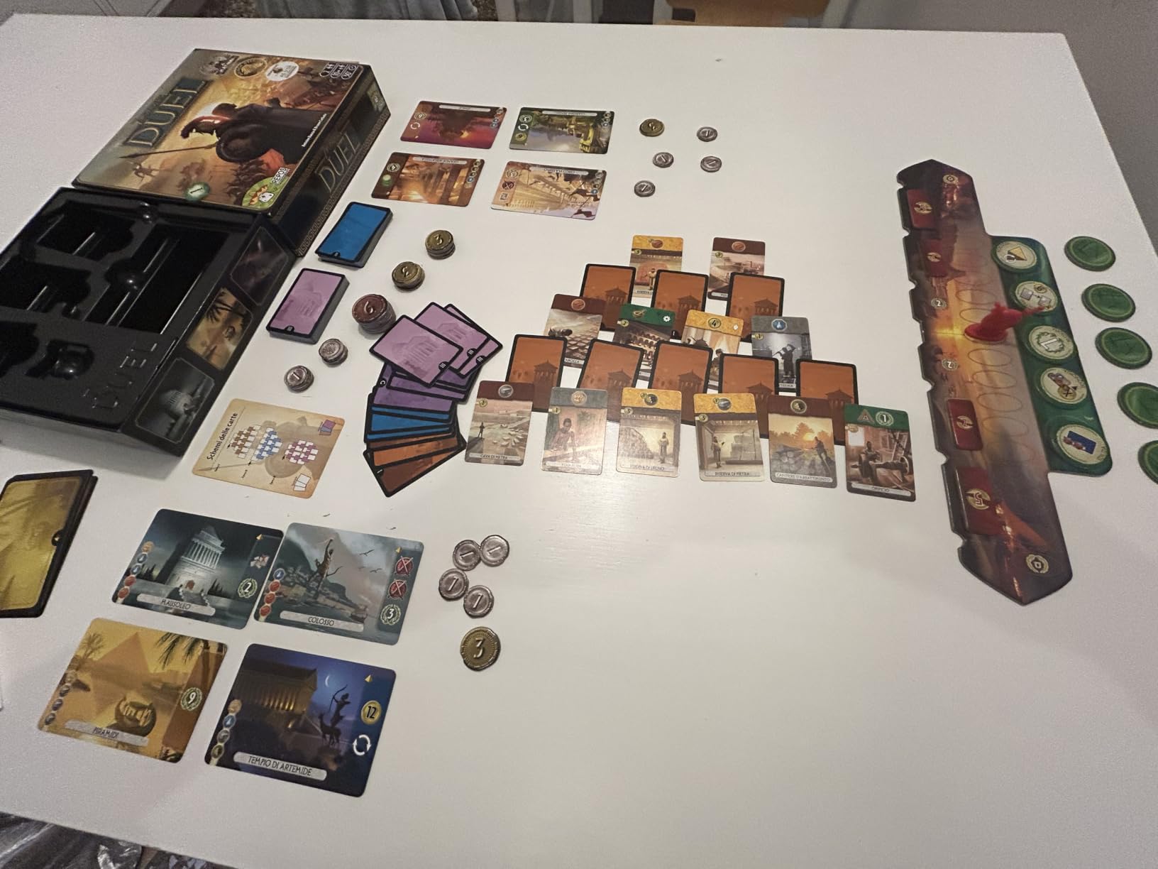 Asmodee 7 Wonders Duel gioco strategia 2 giocatori italiano