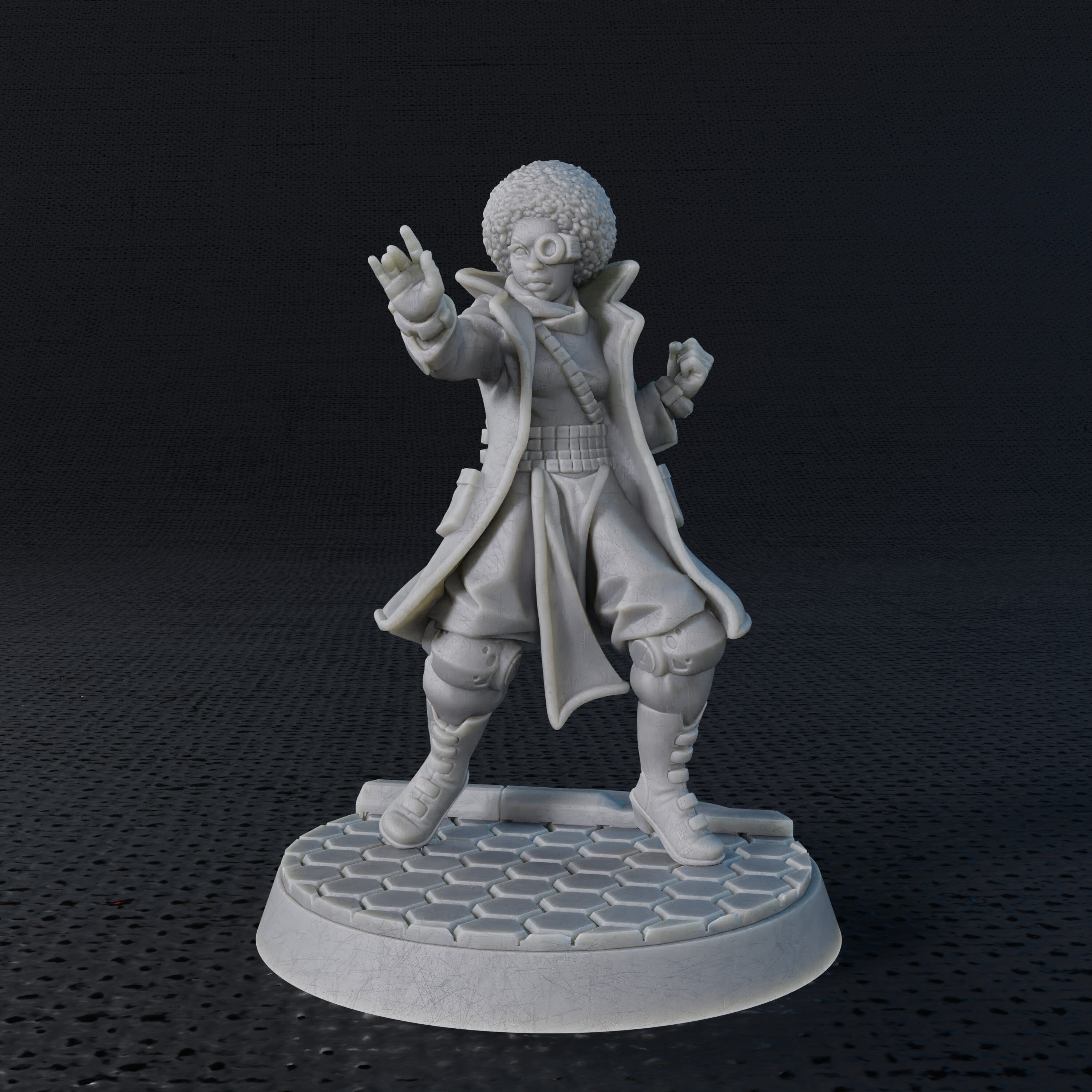 Modiphius Five Parsecs Psionic Titan Forge file STL 32mm