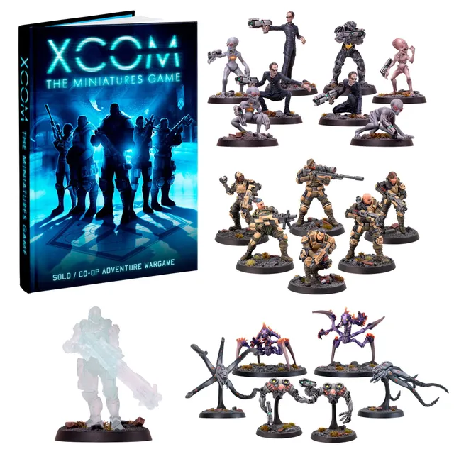 Modiphius XCOM Miniatures Game Resin Getting Started Bundle wargame