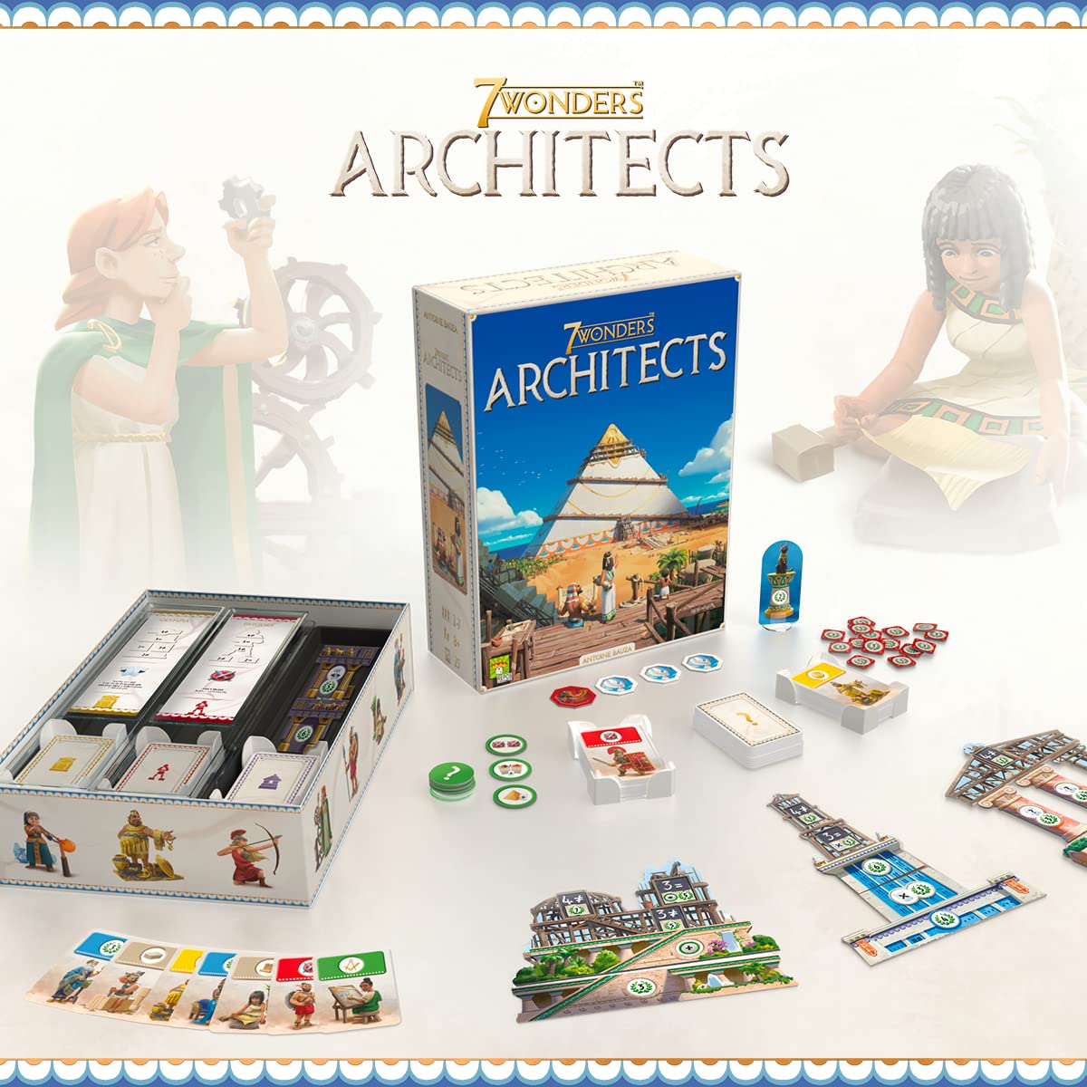 Asmodee 7 Wonders Architects Gioco Base Gioco da Tavolo