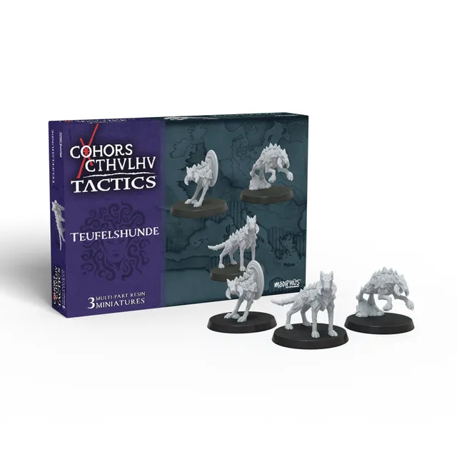 Cohors Cthulhu Tactics Teufelshunde 3 miniature 28mm