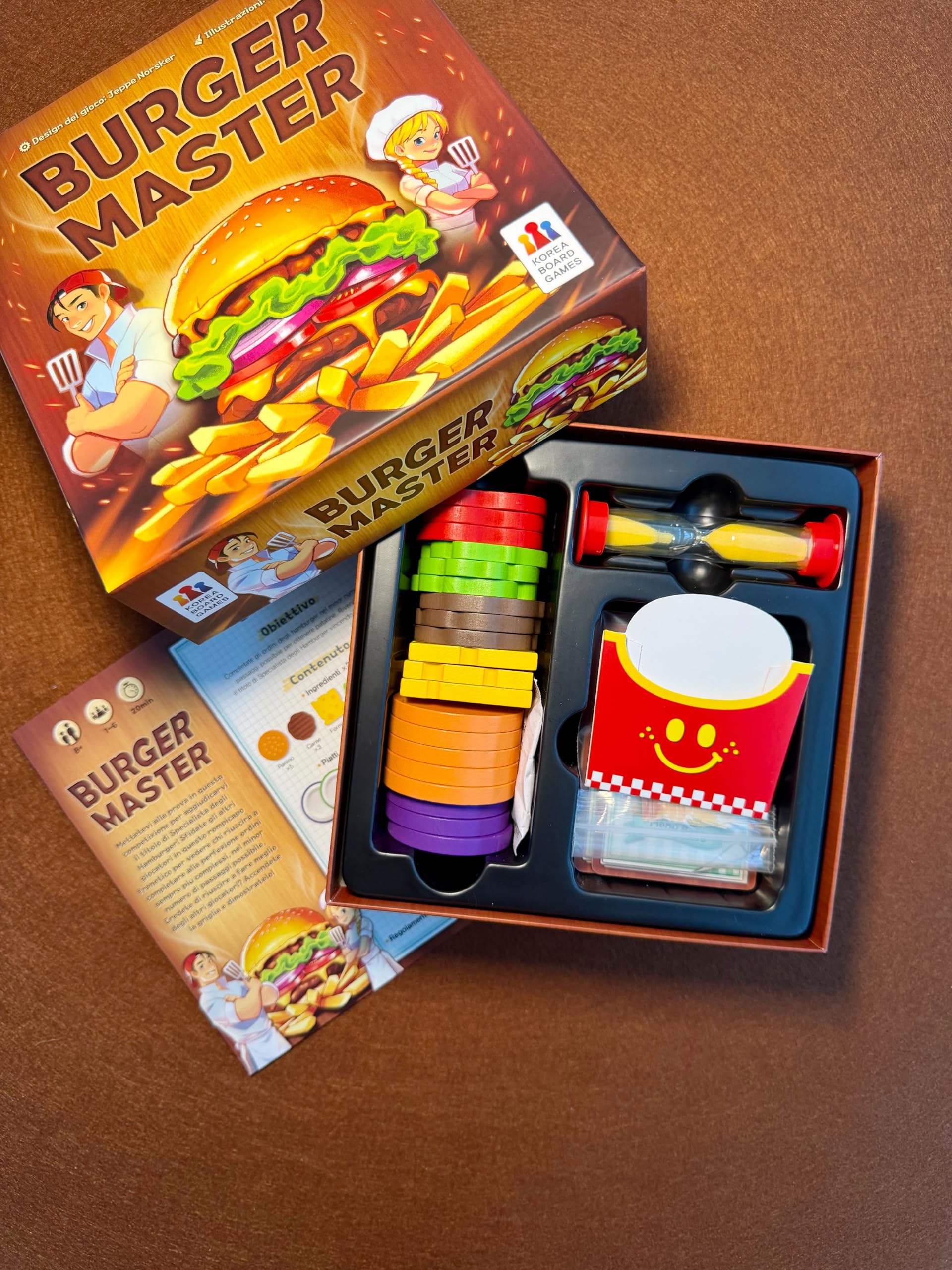 Asmodee Burger Master gioco da tavolo edizione italiana 2-6 giocatori