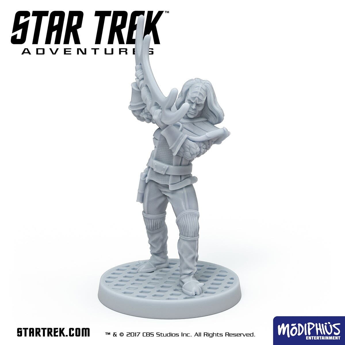 Star Trek Adventures Klingon Donna TNG 1 STL miniatura 32mm resina