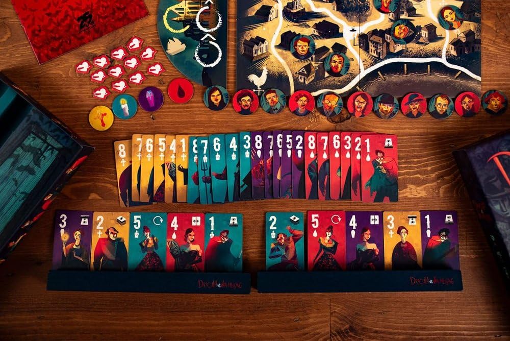 Asmodee Dracula vs Van Helsing gioco strategico 2 giocatori