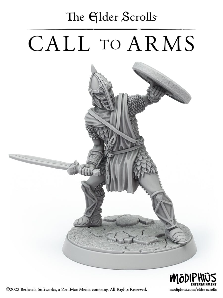 Modiphius Elder Scrolls Call to Arms Hold Guards STL 6 miniature