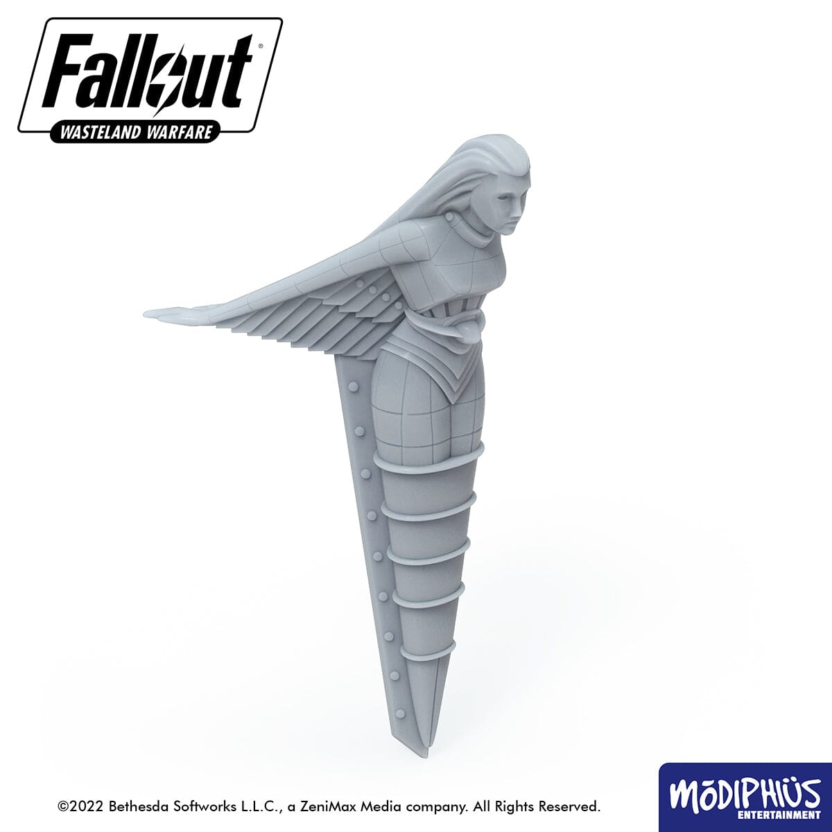 Modiphius Fallout Wasteland Warfare Art Deco Statues file STL