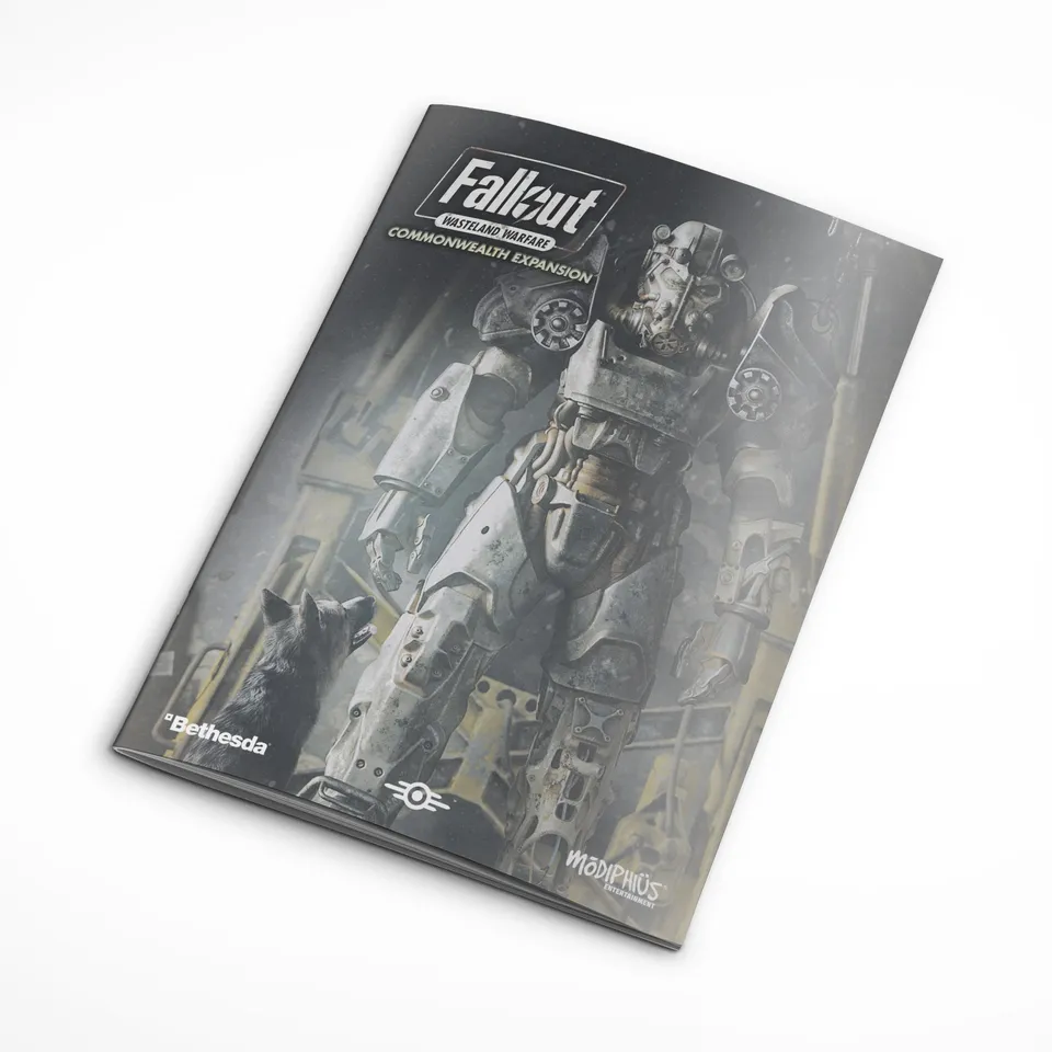 Modiphius Fallout: Wasteland Warfare The Commonwealth Rules gioco miniature