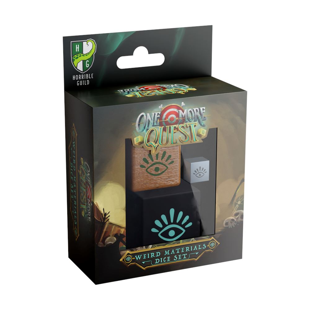 One More Quest Weird Materials Dice Set 3 dadi D6 speciali