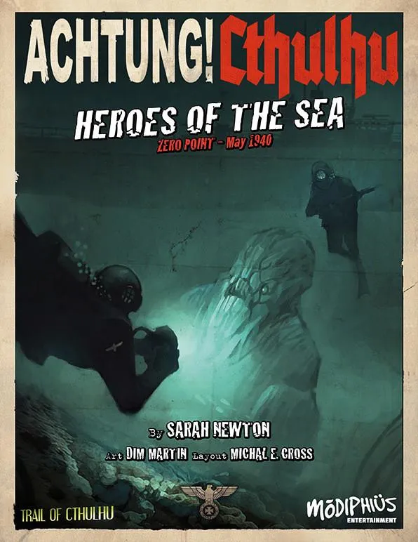 Modiphius Achtung Cthulhu Zero Point Heroes Sea avventura PDF