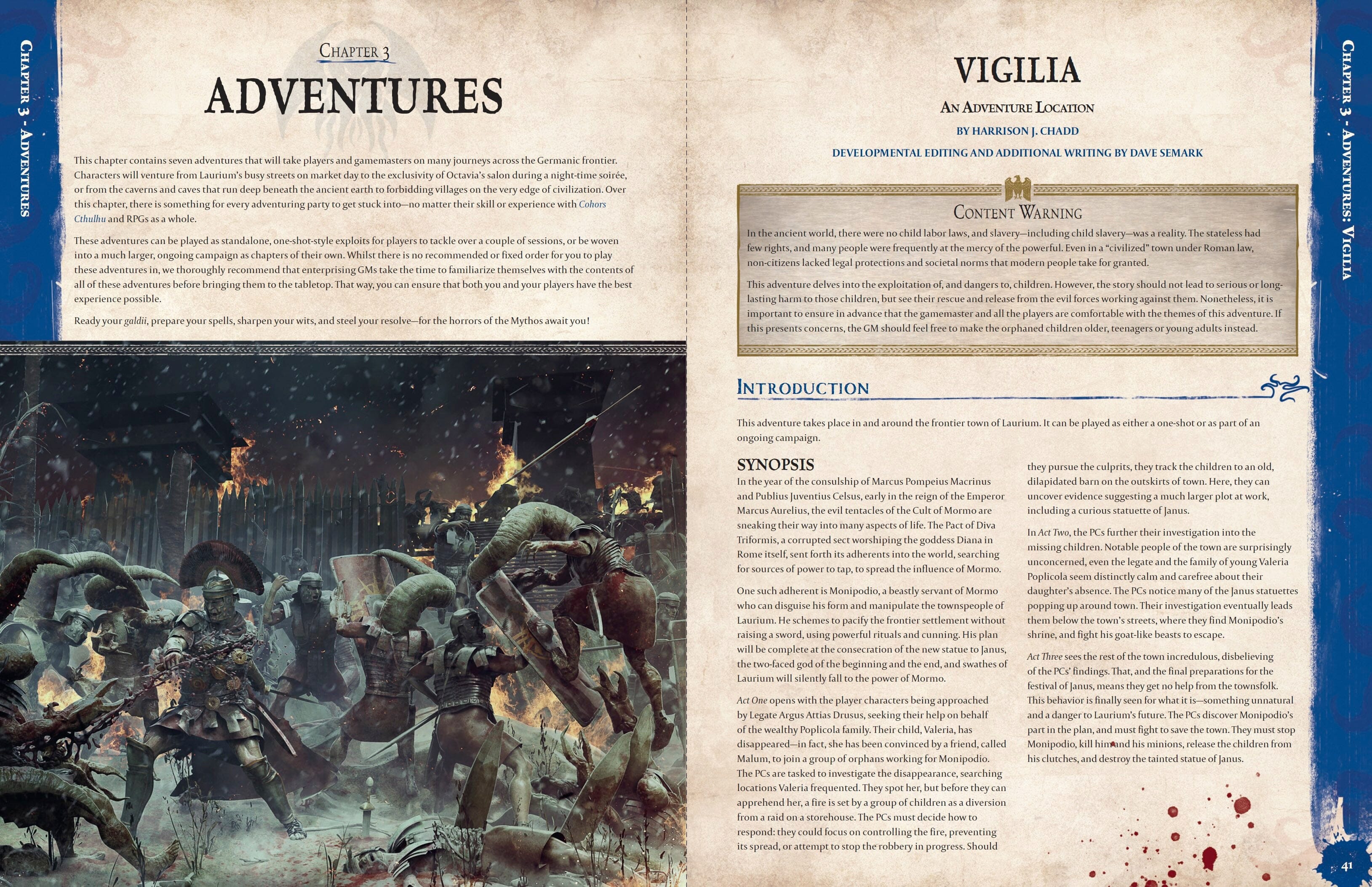 Modiphius Cohors Cthulhu Laurium Adventures supplemento GDR