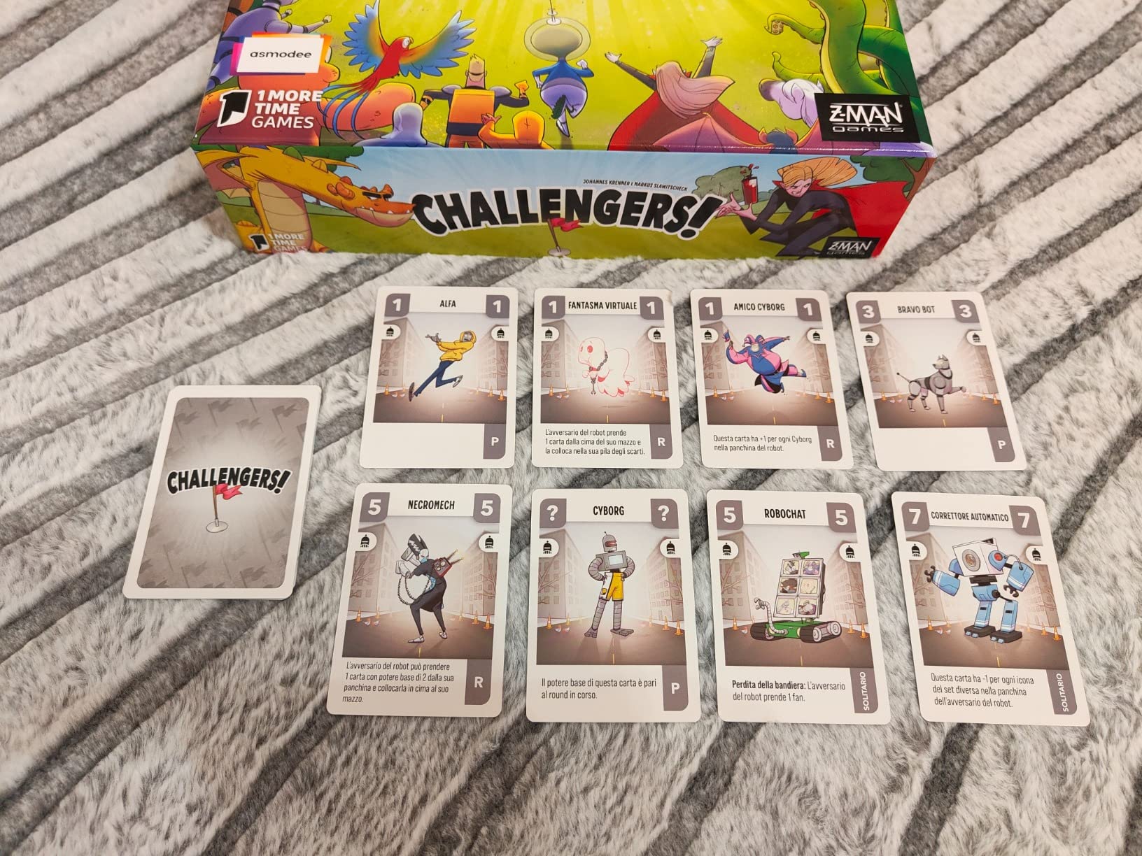 Asmodee Challengers gioco da tavolo edizione italiana 1-8 giocatori