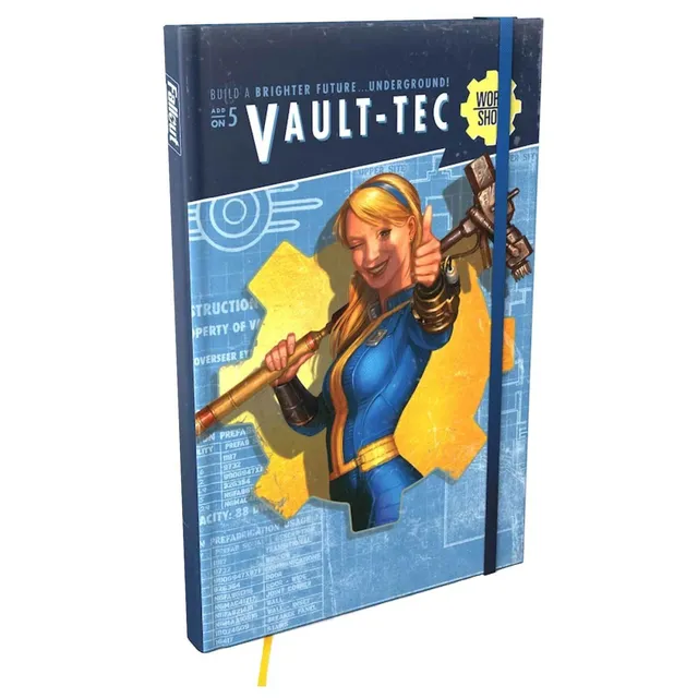 Modiphius Fallout Wasteland Warfare Vault-Tec quaderno 160 pagine