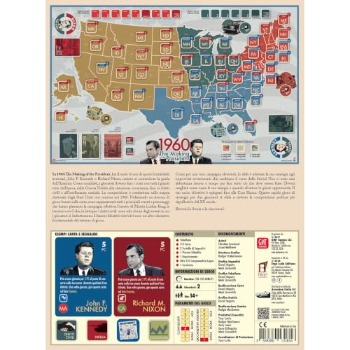 1960 The Making of the President gioco da tavolo strategico italiano