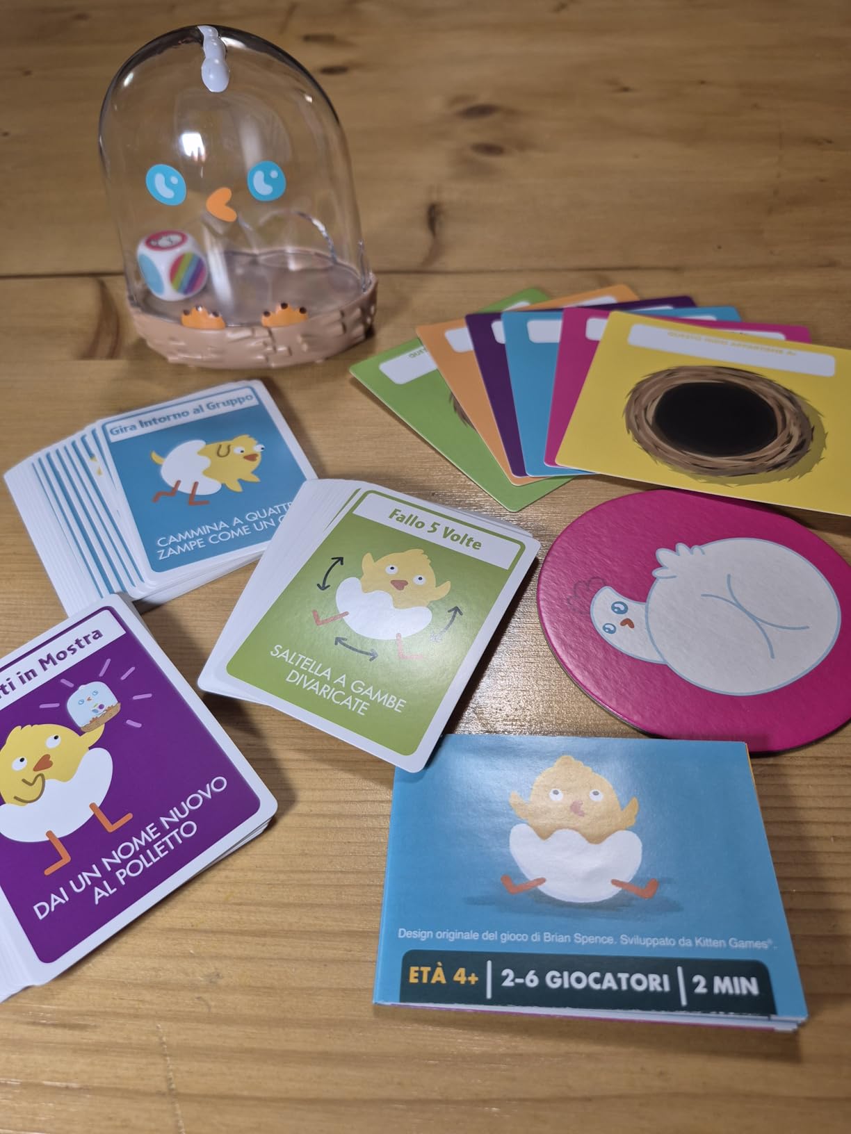 Asmodee Polletto Culetto gioco bambini 2-6 giocatori 4+ anni