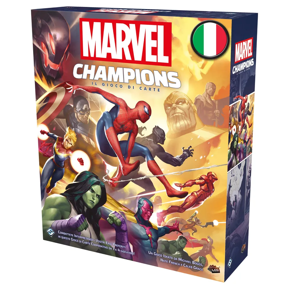 Asmodee Marvel Champions LCG gioco carte cooperativo italiano base