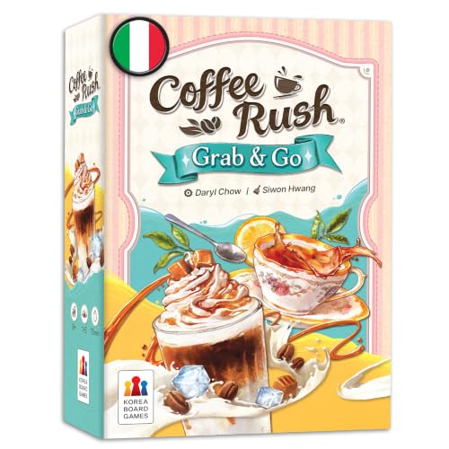 Asmodee Coffee Rush Grab & Go Gioco Carte da Viaggio
