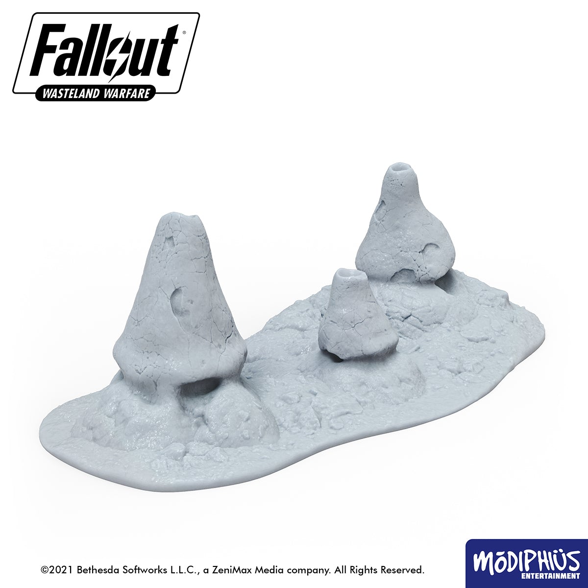 Modiphius Fallout Wasteland Warfare Ant Nests file STL stampa 3D