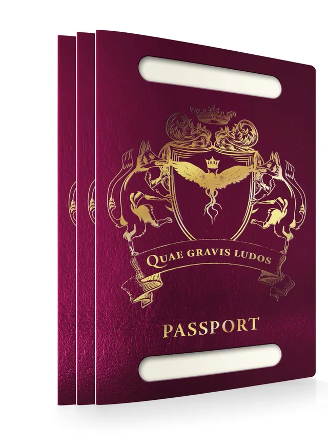 Modiphius The Troubleshooters Passport libretto personaggio da 3 Trilingue