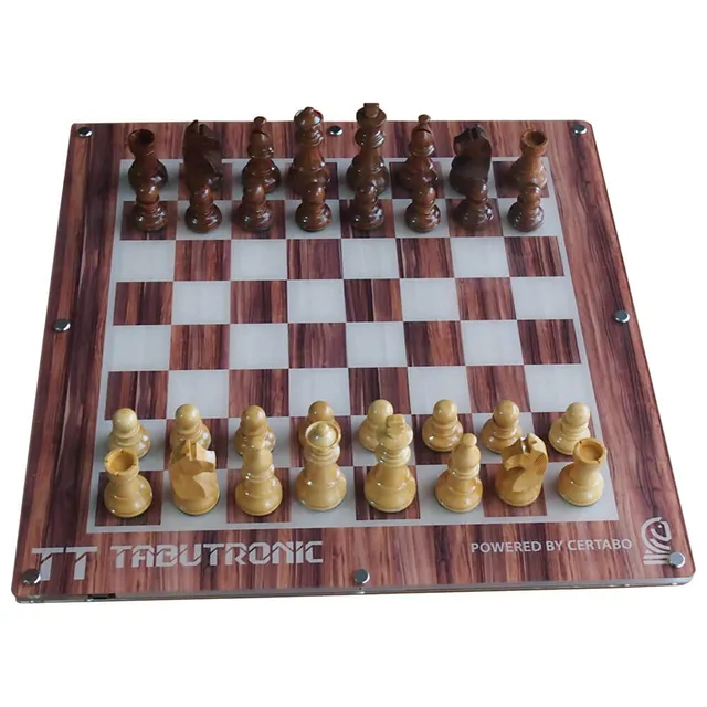 Tabutronic Cerno 35 Macassar scacchiera elettronica con chip tags