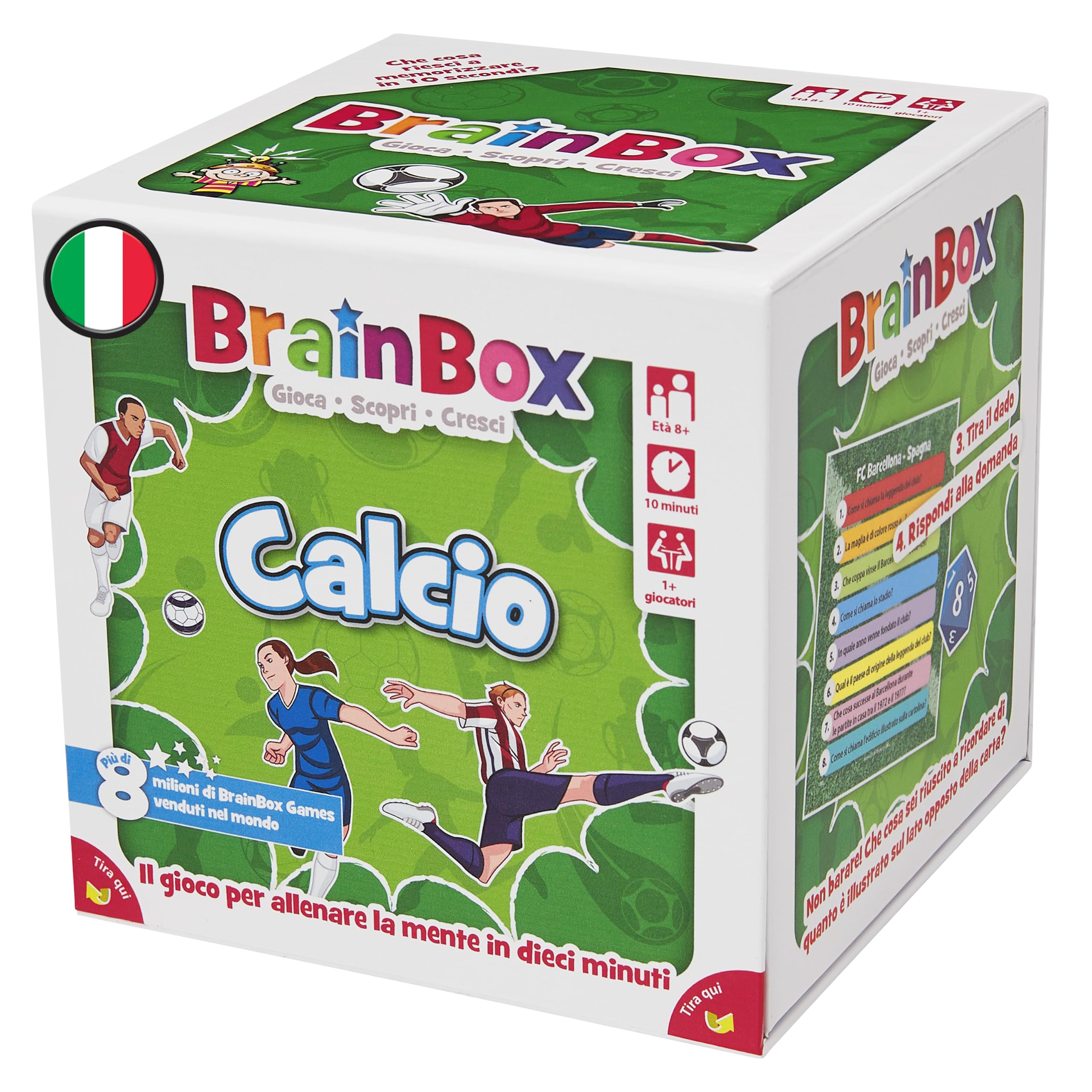 Asmodee BrainBox Animali Domestici gioco memoria 55 carte