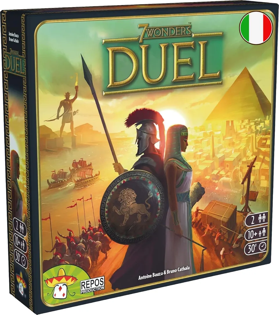 Asmodee 7 Wonders Duel gioco strategia 2 giocatori italiano