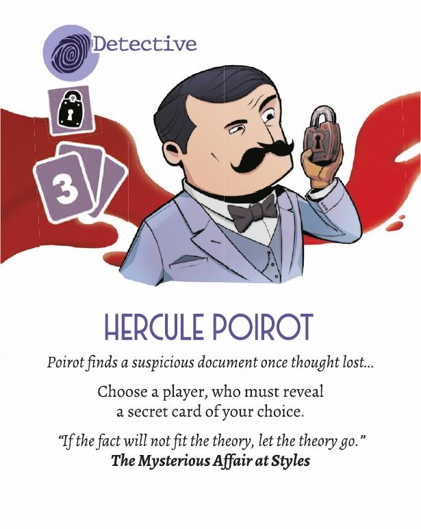 Agatha Christie Death on the Cards gioco di carte 2-6 giocatori