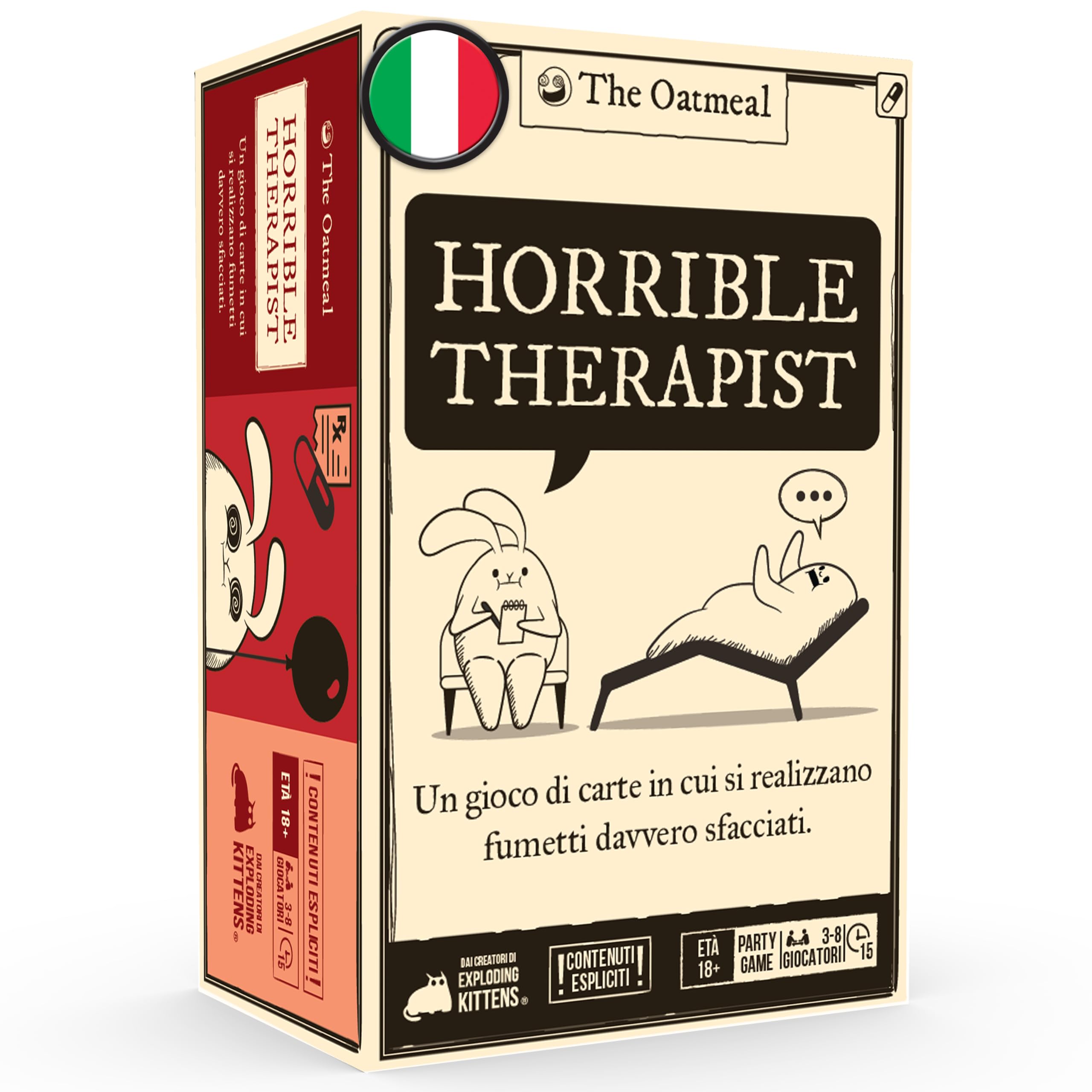 Asmodee Party Games Horrible Therapist gioco carte adulti 18+