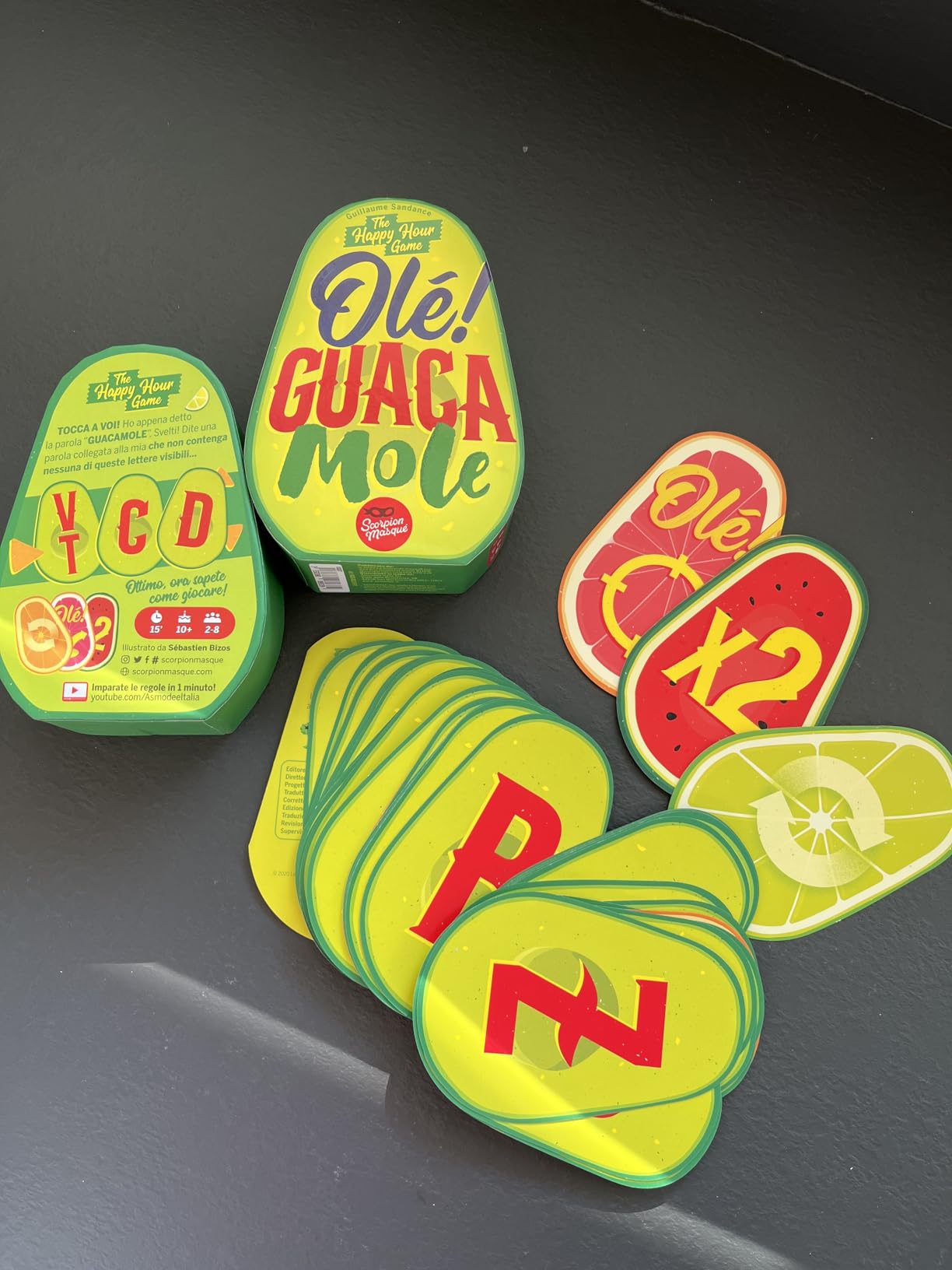 Asmodee Party Games Olé! Guacamole gioco di carte 2-8 giocatori