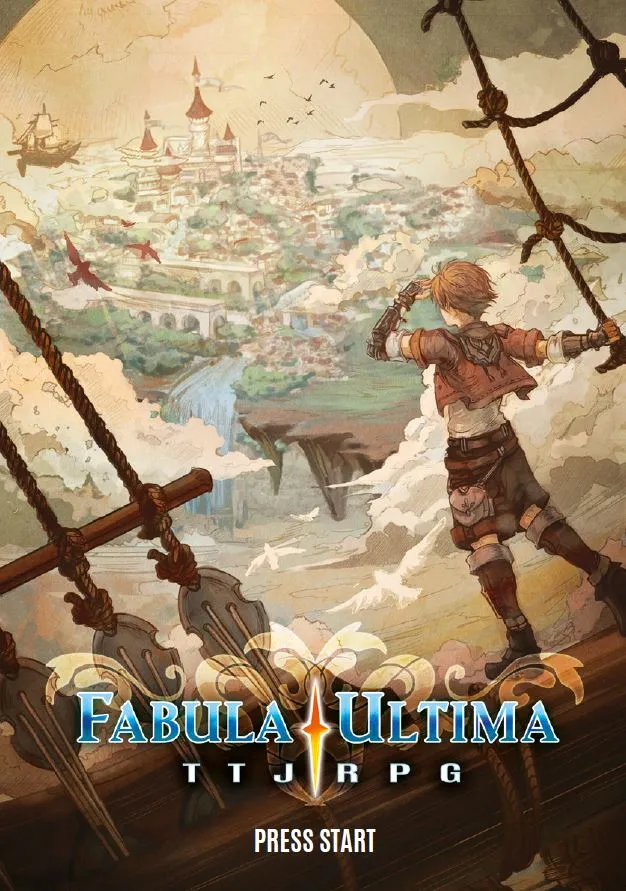 Fabula Ultima Press Start Scenario Introduttivo GdR A5 52 Pagine