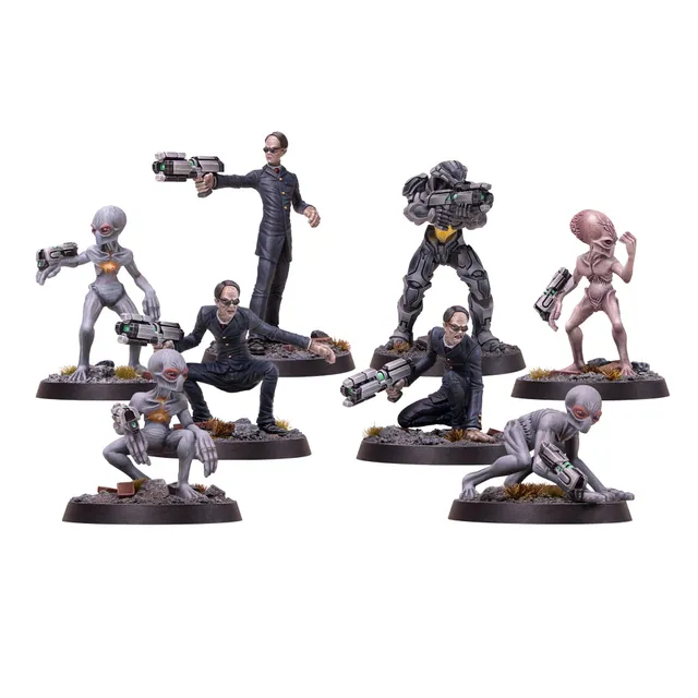 Modiphius XCOM Miniatures Game Aliens 1 miniature resina 8 pezzi