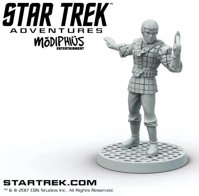 Modiphius Star Trek Adventures miniatura comandante romulana STL