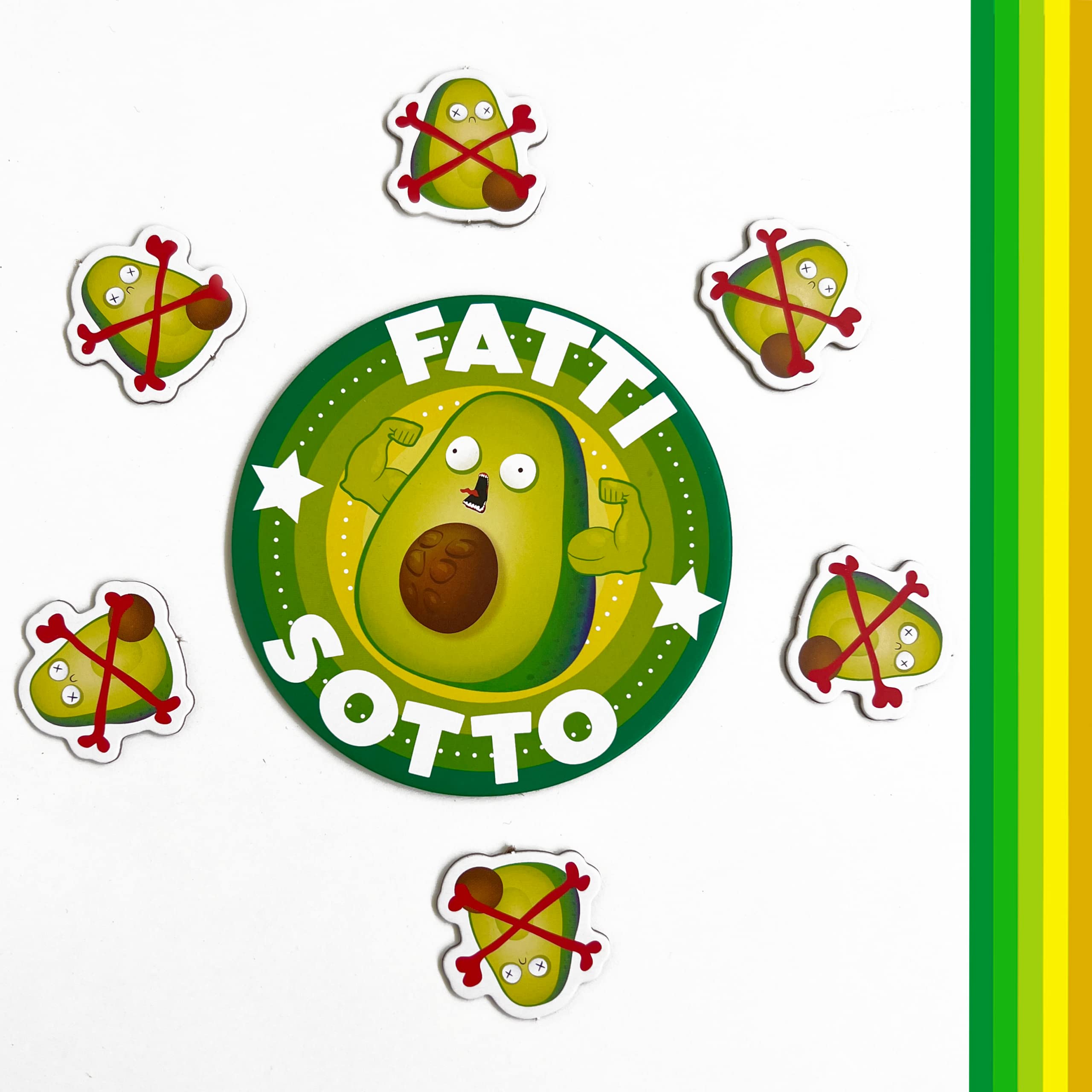 Asmodee Throw Throw Avocado gioco di carte 2 avocado 2-6 giocatori