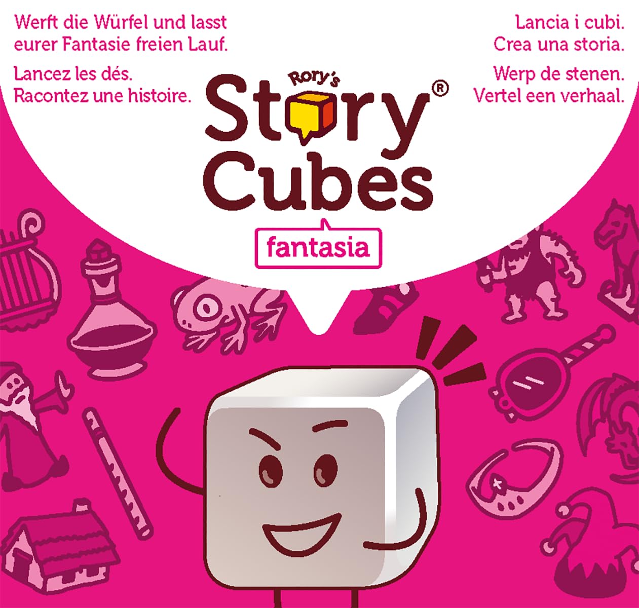 Asmodee Rory's Story Cubes Fantasia dadi storia famiglia 9 dadi