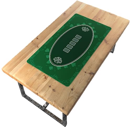 Bullets Paulie Tappetino Poker Verde 100x60 Texas Hold'em