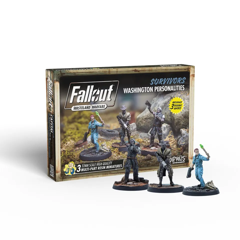 Fallout Wasteland Warfare Survivors Washington miniature 32mm