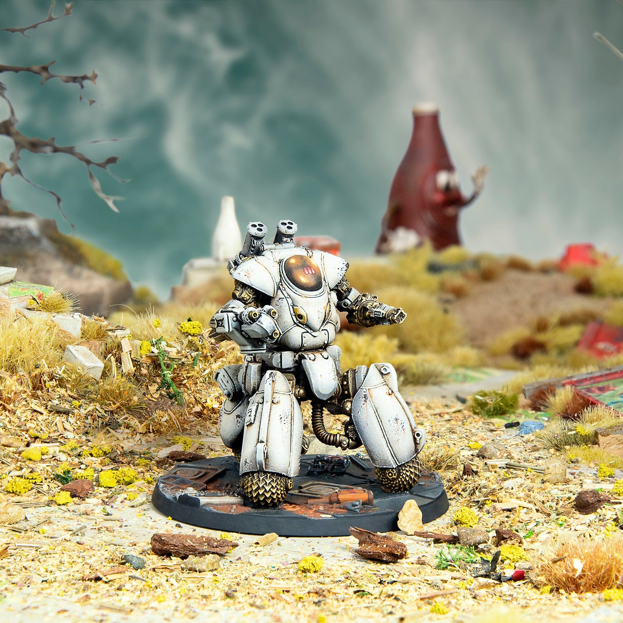 Modiphius Fallout Wasteland Warfare Space Sentry miniatura 32mm