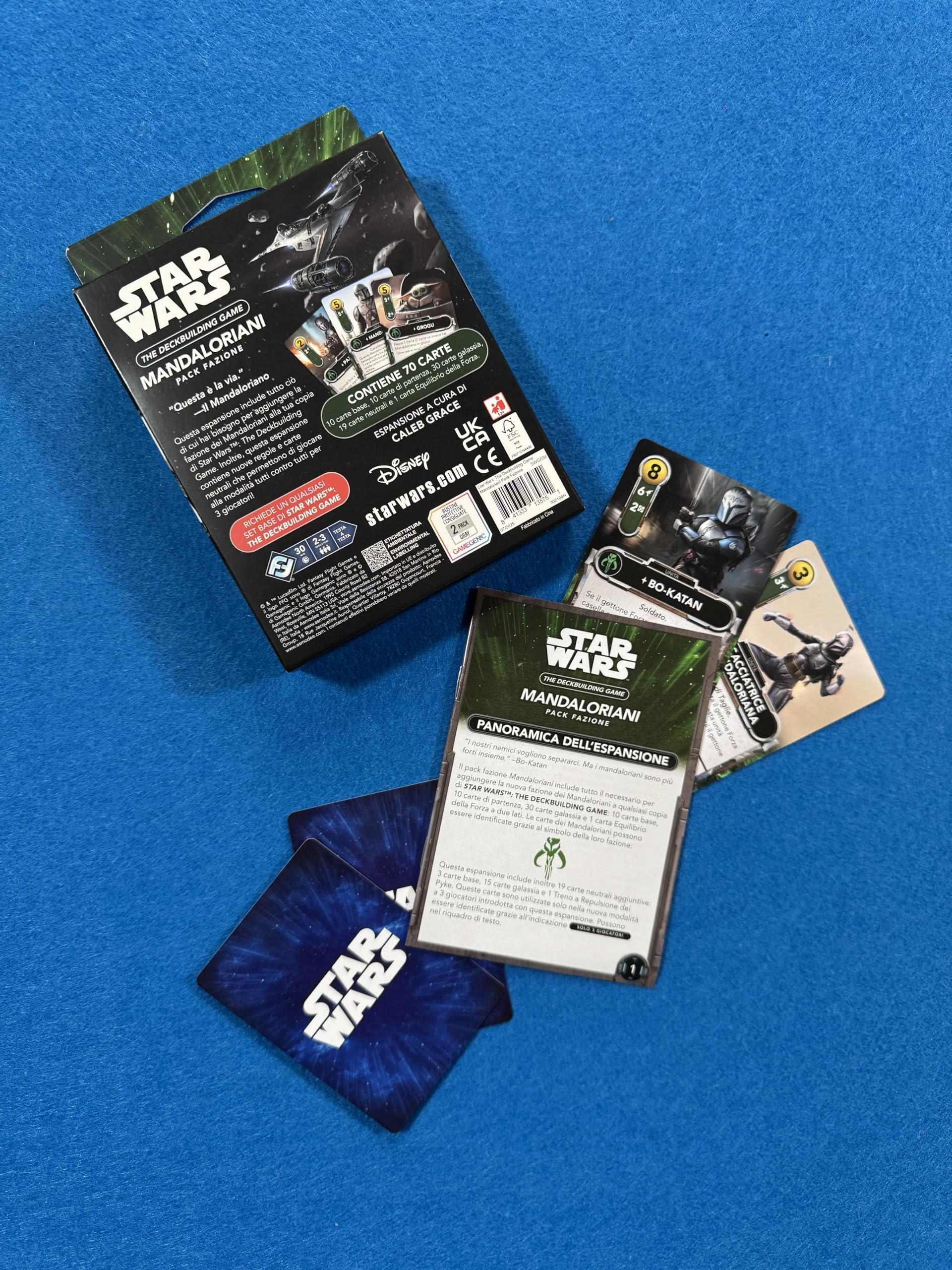 Asmodee Star Wars Deckbuilding Mandaloriani espansione carte 2-3