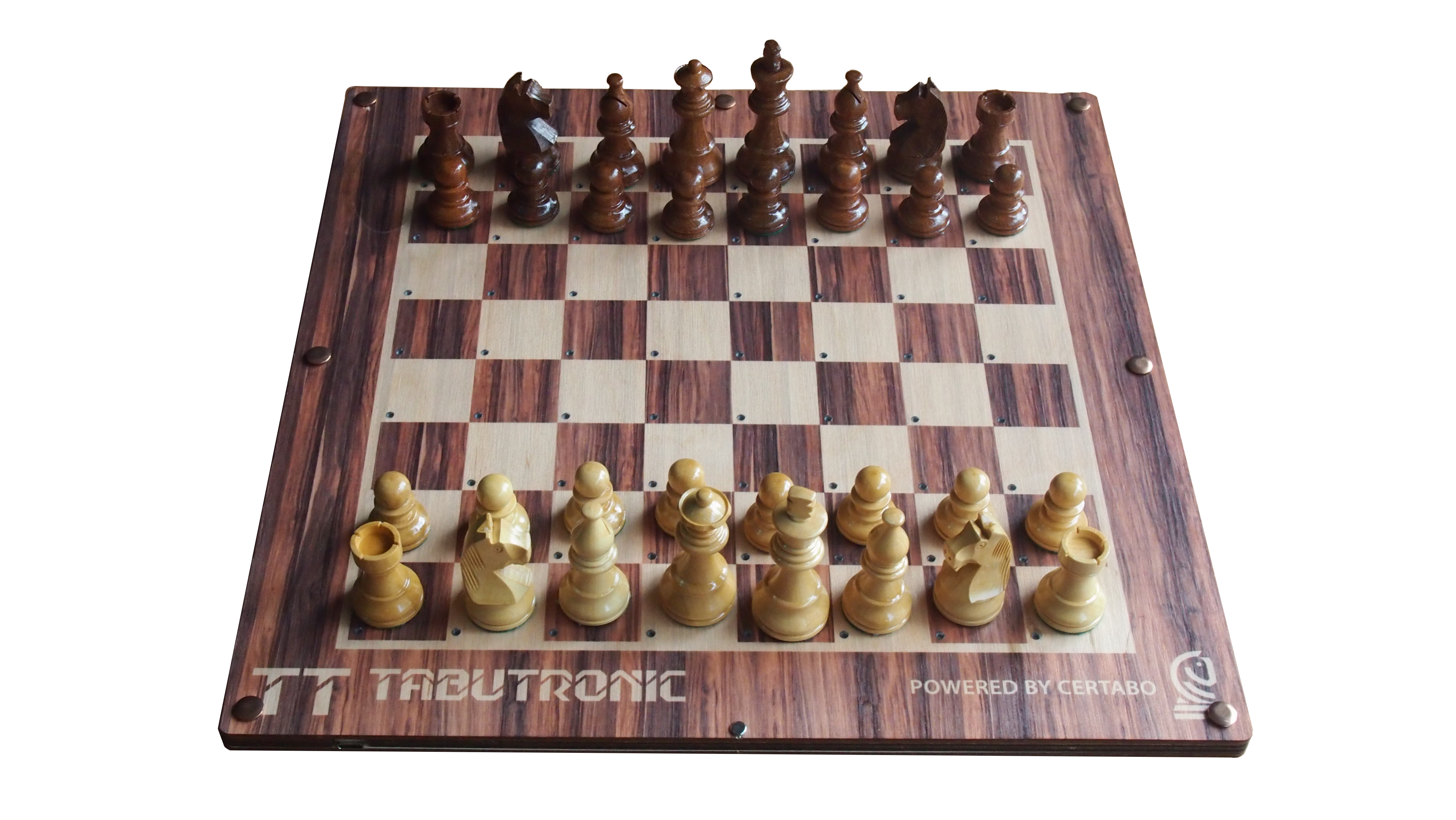 Tabutronic Cerno 35 Scacchiera Elettronica Legno Macassar 35mm